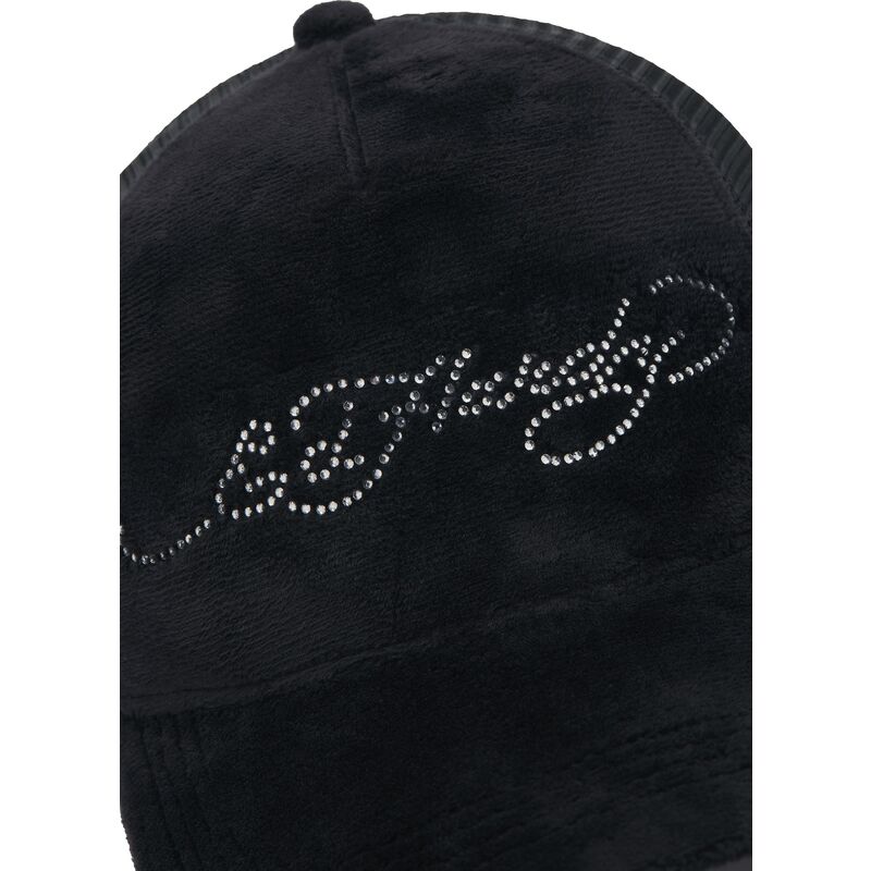 kasketter-buet-sort-snapback-core-silver-diamante-velour-af-ed-hardy