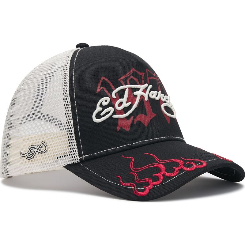 kasketter-buet-sort-snapback-1971-af-ed-hardy