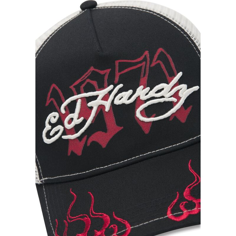 kasketter-buet-sort-snapback-1971-af-ed-hardy