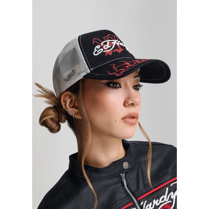 kasketter-buet-sort-snapback-1971-af-ed-hardy
