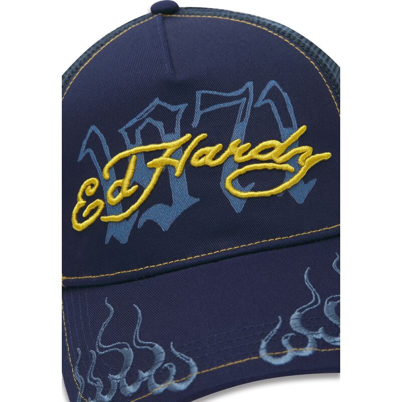 kasketter-buet-marinebla-snapback-1971-af-ed-hardy
