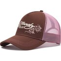 kasketter-buet-brun-snapback-rosa-skull-and-roses-af-ed-hardy