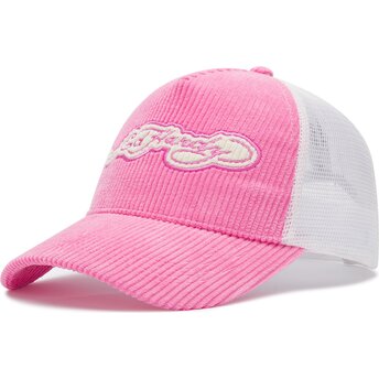 Kasketter buet lyserød snapback Embroidery Applique Cord af Ed Hardy