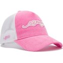 kasketter-buet-lyserod-snapback-embroidery-applique-cord-af-ed-hardy