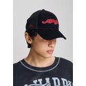 kasketter-buet-sort-snapback-embroidery-applique-cord-af-ed-hardy