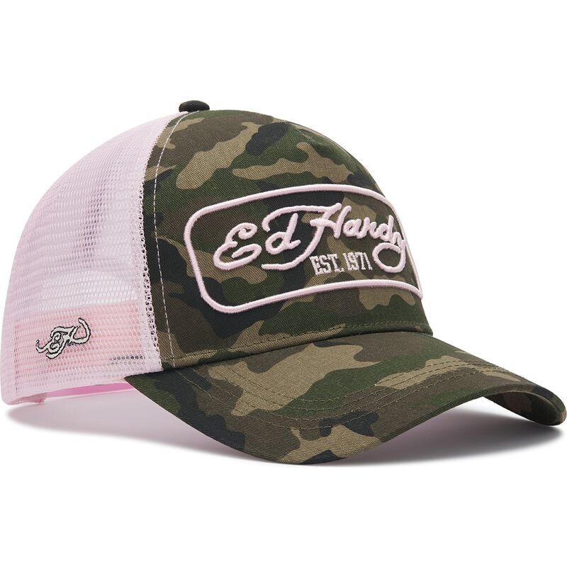 kasketter-buet-camouflage-snapback-rosa-1971-af-ed-hardy