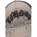 kasketter-buet-gra-snapback-flaming-af-ed-hardy