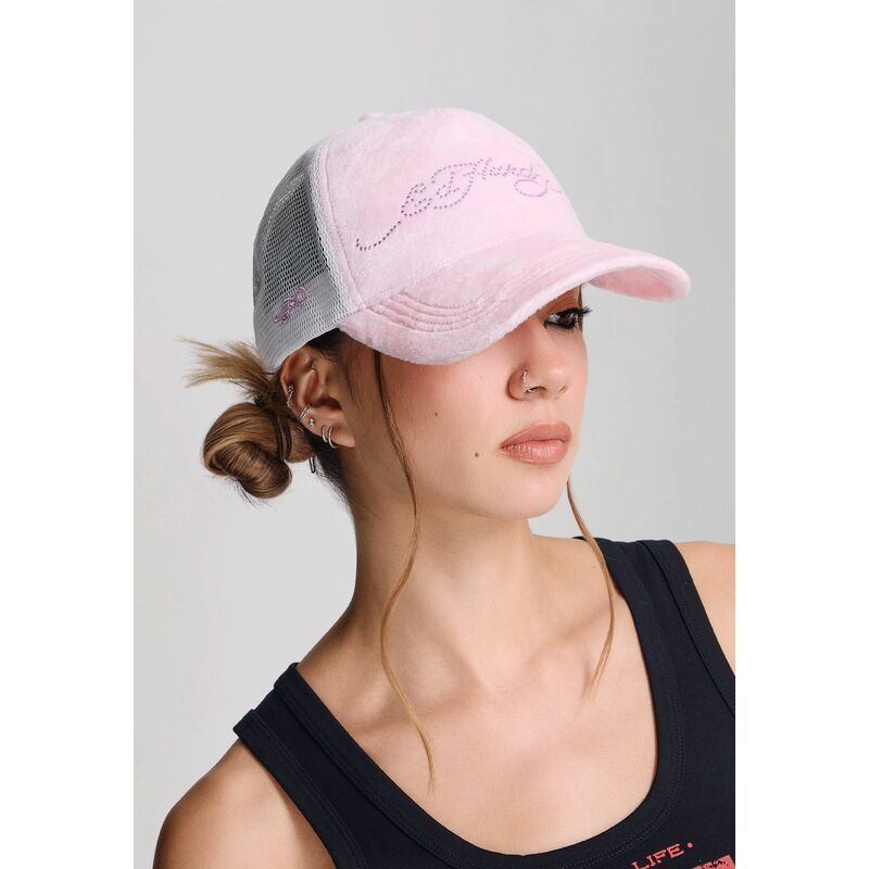 kasketter-buet-lyserod-snapback-diamante-velour-af-ed-hardy kasketter-buet-lyserod-snapback-diamante-velour-af-ed-hardy