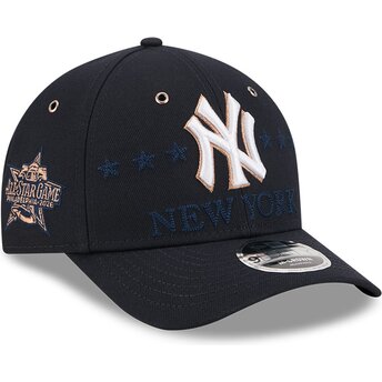 Kasketter buet marineblå snapback 9FORTY M-Crown All Star Game fra New York Yankees MLB af New Era