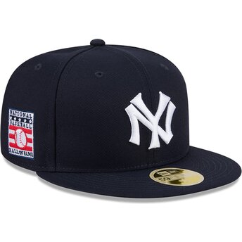 Kasketter flad marineblå tilpasset 59FIFTY Hall Of Fame fra New York Yankees MLB af New Era