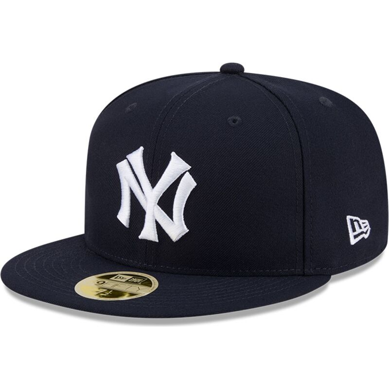 kasketter-flad-marinebla-tilpasset-59fifty-hall-of-fame-fra-new-york-yankees-mlb-af-new-era