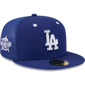 Kasketter flad blå tilpasset 59FIFTY All Star Game Workout fra Los Angeles Dodgers MLB af New Era