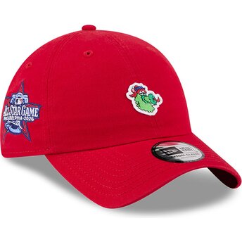 Kasketter buet rød justerbar rem Casual Classic All Star Game Fan Pack fra Philadelphia Phillies MLB af New Era