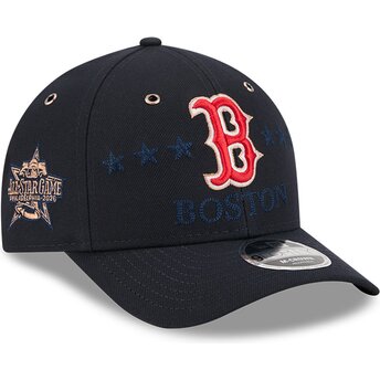 Kasketter buet marineblå snapback 9FORTY M-Crown All Star Game fra Boston Red Sox MLB af New Era