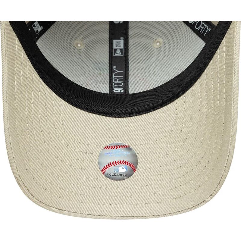 kasketter-buet-beige-justerbar-rem-til-barn-9forty-fruit-icon-orange-fra-los-angeles-dodgers-mlb-af-new-era