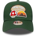kasketter-buet-gron-snapback-til-barn-a-frame-outdoor-af-new-era