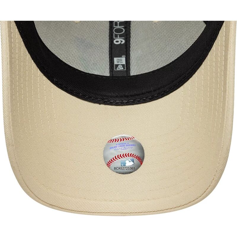 kasketter-buet-beige-justerbar-rem-9forty-flower-icon-fra-los-angeles-dodgers-mlb-af-new-era