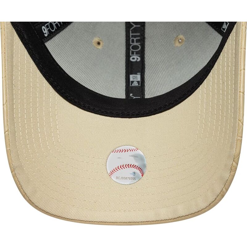 kasketter-buet-beige-justerbar-rem-9forty-pu-pattern-fra-new-york-yankees-mlb-af-new-era kasketter-buet-beige-justerbar-rem-9forty-pu-pattern-fra-new-york-yankees-mlb-af-new-era
