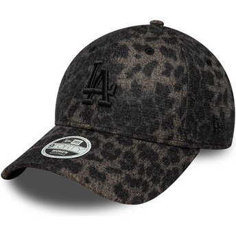 Kasketter buet leopard justerbar rem 9FORTY Leopard Cosy fra Los Angeles Dodgers MLB af New Era