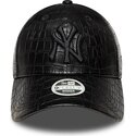 kasketter-buet-sort-justerbar-rem-9forty-pu-pattern-fra-new-york-yankees-mlb-af-new-era