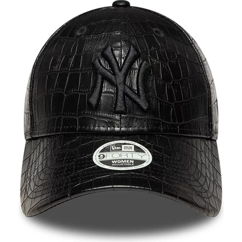 kasketter-buet-sort-justerbar-rem-9forty-pu-pattern-fra-new-york-yankees-mlb-af-new-era