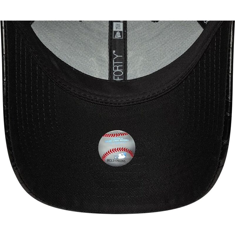 kasketter-buet-sort-justerbar-rem-9forty-pu-pattern-fra-new-york-yankees-mlb-af-new-era