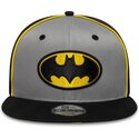 kasketter-flad-gra-snapback-til-barn-9fifty-piping-fra-batman-dc-comics-af-new-era