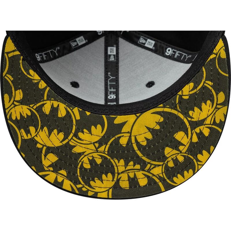 kasketter-flad-gra-snapback-til-barn-9fifty-piping-fra-batman-dc-comics-af-new-era