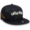 kasketter-flad-marinebla-snapback-til-barn-9fifty-dino-af-new-era