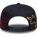 kasketter-flad-marinebla-snapback-til-barn-9fifty-dino-af-new-era
