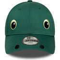 kasketter-buet-gron-snapback-til-barn-9forty-dino-face-af-new-era