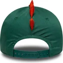kasketter-buet-gron-snapback-til-barn-9forty-dino-face-af-new-era