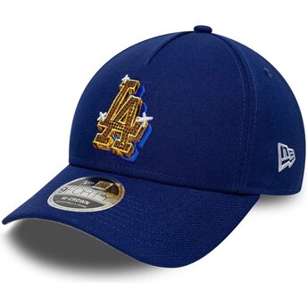 Kasketter buet blå snapback 9FORTY M-Crown A Frame Emblem fra Los Angeles Dodgers MLB af New Era