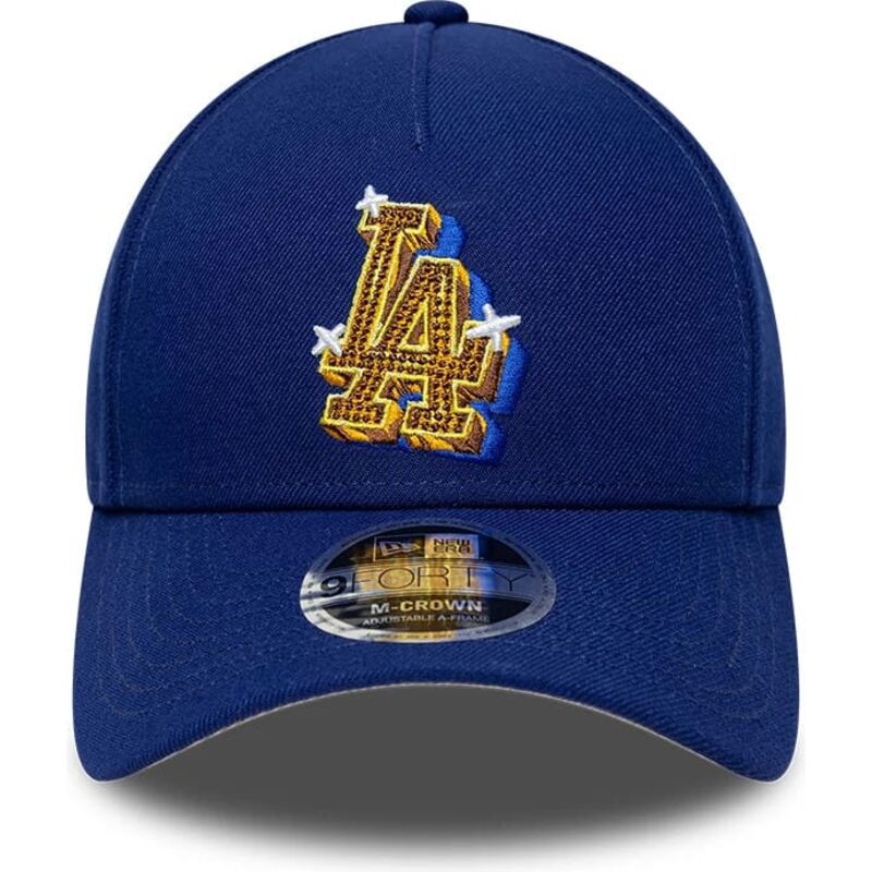 kasketter-buet-bla-snapback-9forty-m-crown-a-frame-emblem-fra-los-angeles-dodgers-mlb-af-new-era