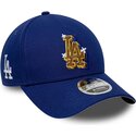 kasketter-buet-bla-snapback-9forty-m-crown-a-frame-emblem-fra-los-angeles-dodgers-mlb-af-new-era