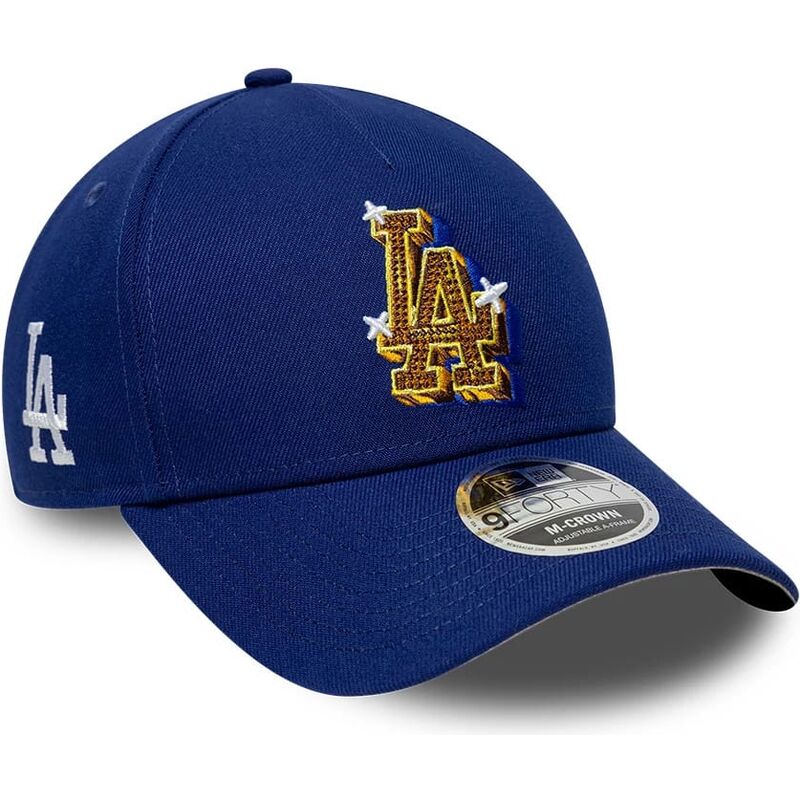 kasketter-buet-bla-snapback-9forty-m-crown-a-frame-emblem-fra-los-angeles-dodgers-mlb-af-new-era