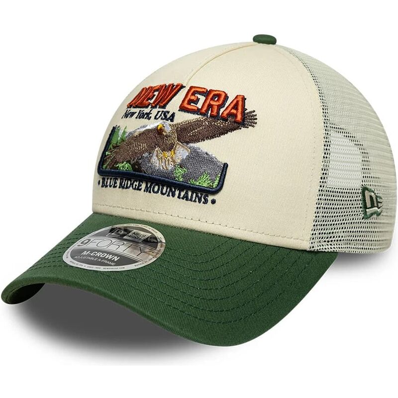 kasketter-buet-gron-snapback-9forty-m-crown-a-frame-graphic-af-new-era