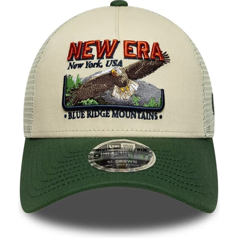 kasketter-buet-gron-snapback-9forty-m-crown-a-frame-graphic-af-new-era
