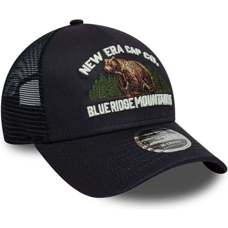 kasketter-buet-marinebla-snapback-9forty-m-crown-a-frame-graphic-fra-blue-ridge-mountains-af-new-era