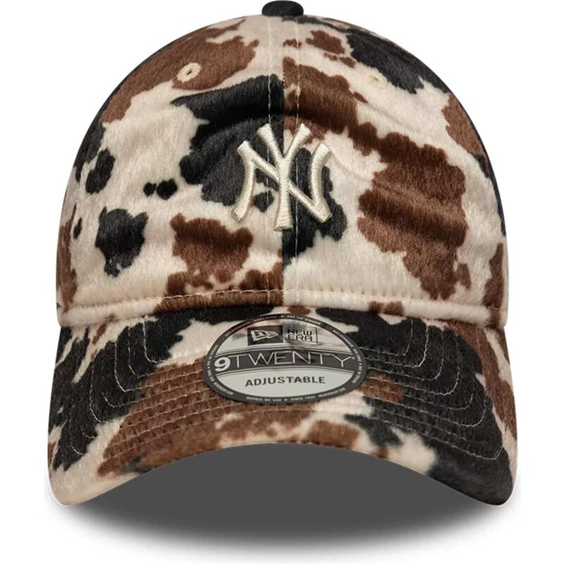 kasketter-buet-brun-justerbar-rem-9twenty-animal-print-fra-new-york-yankees-mlb-af-new-era kasketter-buet-brun-justerbar-rem-9twenty-animal-print-fra-new-york-yankees-mlb-af-new-era