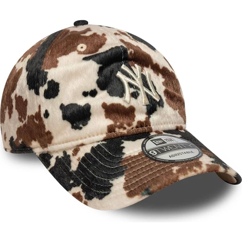 kasketter-buet-brun-justerbar-rem-9twenty-animal-print-fra-new-york-yankees-mlb-af-new-era kasketter-buet-brun-justerbar-rem-9twenty-animal-print-fra-new-york-yankees-mlb-af-new-era