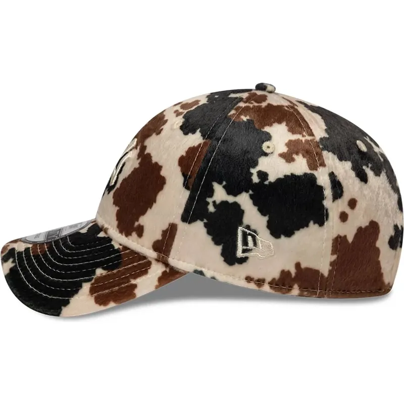 kasketter-buet-brun-justerbar-rem-9twenty-animal-print-fra-new-york-yankees-mlb-af-new-era kasketter-buet-brun-justerbar-rem-9twenty-animal-print-fra-new-york-yankees-mlb-af-new-era