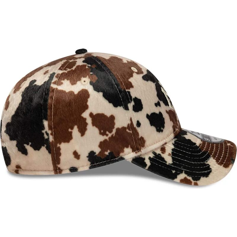kasketter-buet-brun-justerbar-rem-9twenty-animal-print-fra-new-york-yankees-mlb-af-new-era kasketter-buet-brun-justerbar-rem-9twenty-animal-print-fra-new-york-yankees-mlb-af-new-era