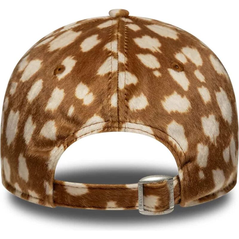 kasketter-buet-brun-justerbar-rem-9twenty-animal-print-fra-los-angeles-dodgers-mlb-af-new-era