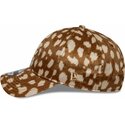 kasketter-buet-brun-justerbar-rem-9twenty-animal-print-fra-los-angeles-dodgers-mlb-af-new-era