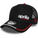 kasketter-buet-sort-snapback-e-frame-flawless-aprilia-piaggio-af-new-era