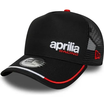 Kasketter buet sort snapback E Frame Flawless Aprilia Piaggio af New Era