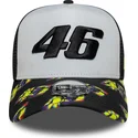 kasketter-buet-sort-snapback-e-frame-print-visor-fra-valentino-rossi-vr46-motogp-af-new-era