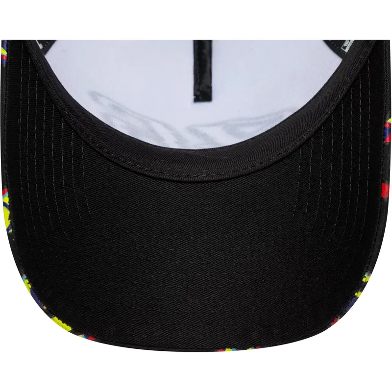 kasketter-buet-sort-snapback-e-frame-print-visor-fra-valentino-rossi-vr46-motogp-af-new-era