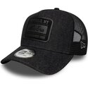 kasketter-buet-sort-snapback-a-frame-patch-denim-af-new-era